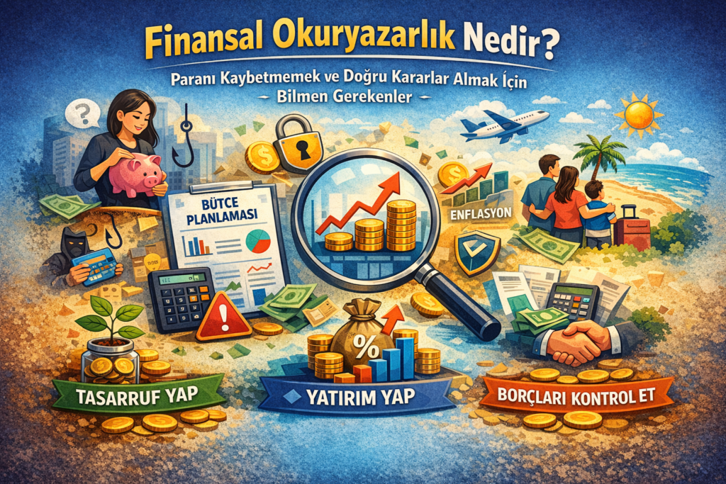 Finansal Okuryazarlık Nedir? Paranı Kaybetmemek ve Doğru Kararlar Almak İçin Bilmen Gerekenler