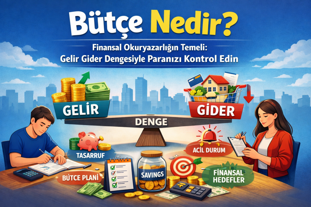 Bütçe Nedir? Finansal Okuryazarlığın Temeli: Gelir Gider Dengesiyle Paranızı Kontrol Edin