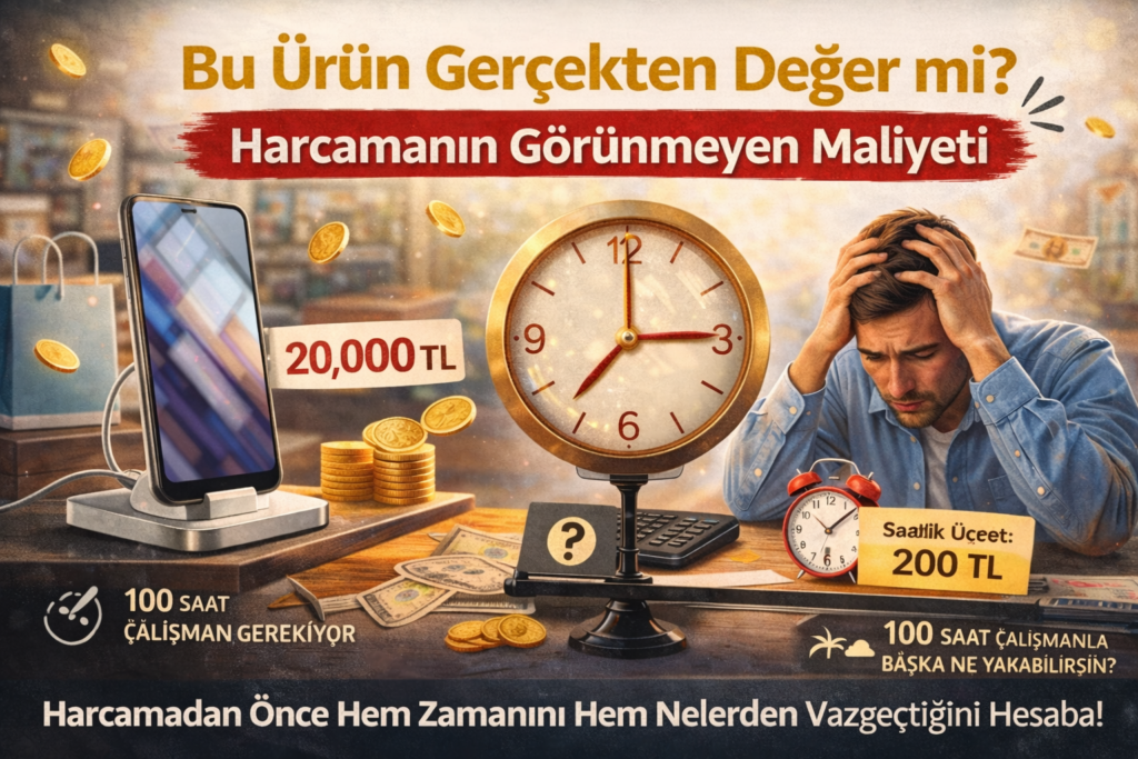 Harcamada Fayda ve Maliyet Dengesi; Bu Ürün Gerçekten Değer mi? Harcamanın Görünmeyen Maliyeti