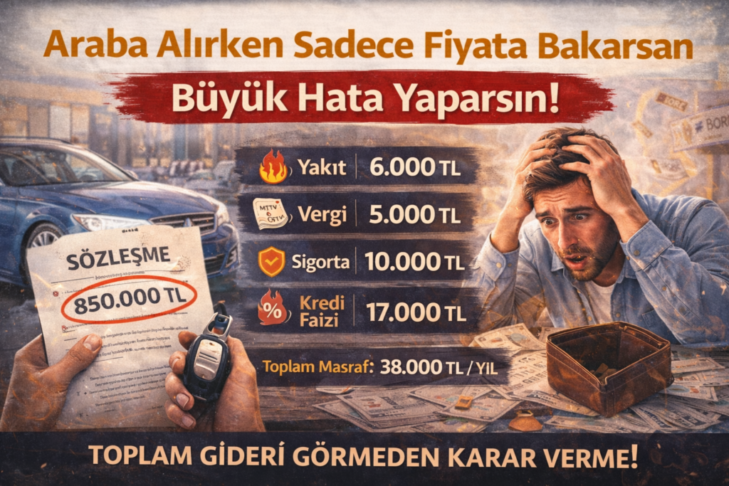 Araba Satın Alırken Dikkat Edilmesi Gerekenler; Araba Alırken Sadece Fiyata Bakarsan Büyük Hata Yaparsın!