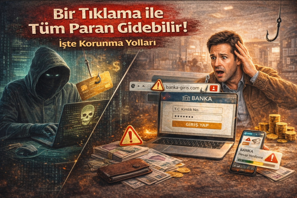 Dijital Bankacılıkta Güvenlik; Bir Tıklama ile Tüm Paran Gidebilir! İşte Korunma Yolları!