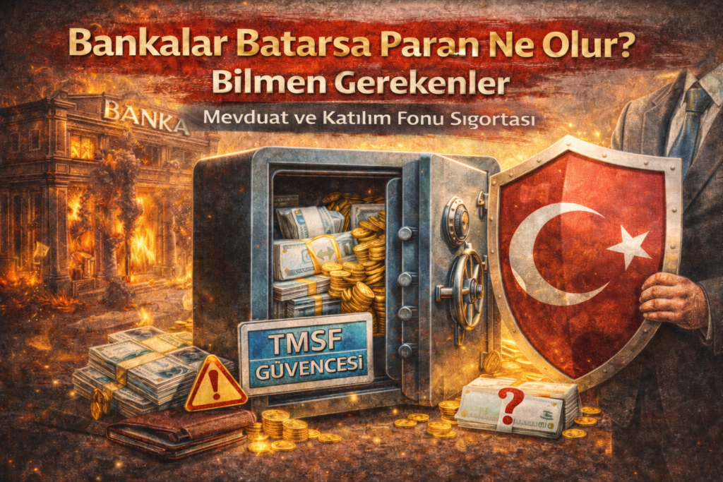 Mevduat ve Katılım Fonu Sigortası; Bankalar Batarsa Paran Ne Olur? Bilmen Gerekenler