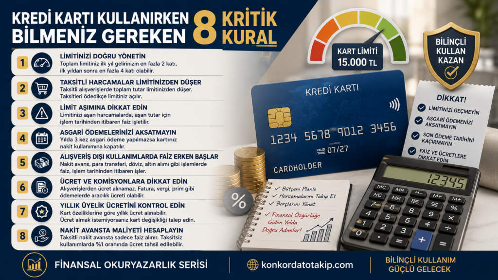 Kredi Kartı Kullanırken Bu Hataları Yapmayın: Faiz ve Borç Tuzağından Korunmanın Yolları