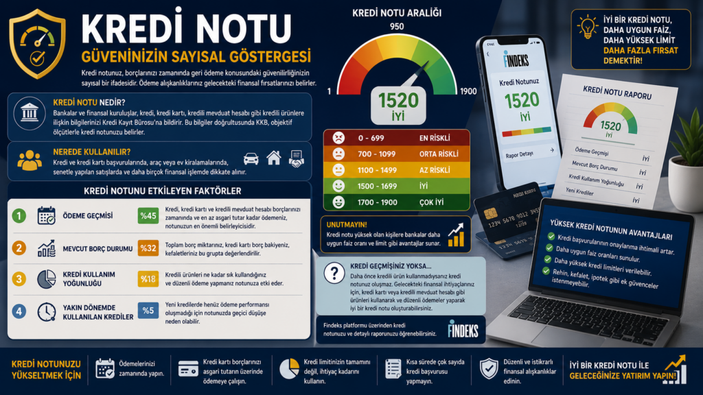 Kredi Notu Nedir Kredi Notunuzu Yükseltmenin ve Korumanın En Etkili Yolları
