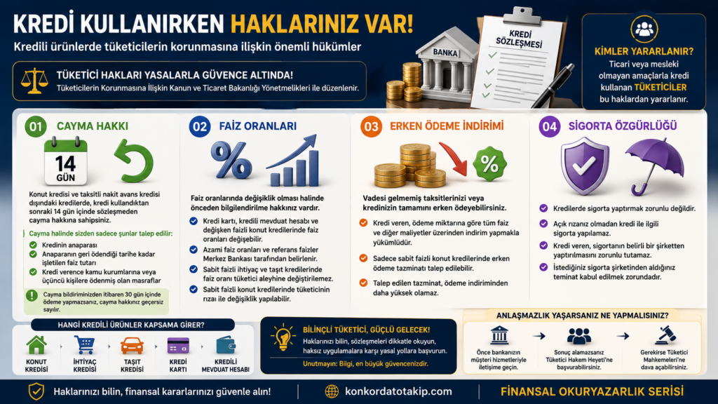 Kredi Kullanırken Haklarınızı Biliyor Musunuz? Tüketicileri Koruyan Önemli Düzenlemeler