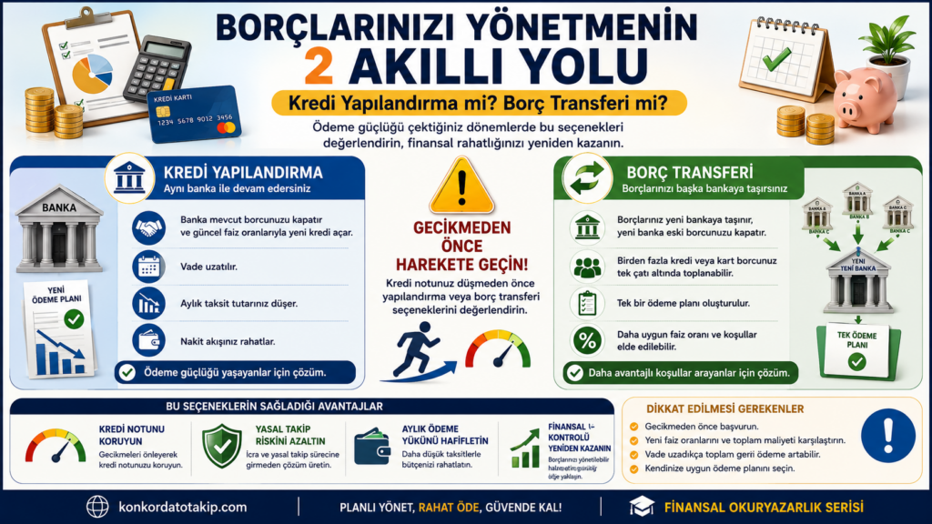 Kredi Yapılandırma ve Borç Transferi Nedir? Borçlarınızı Yönetmenin Akıllı Yolları