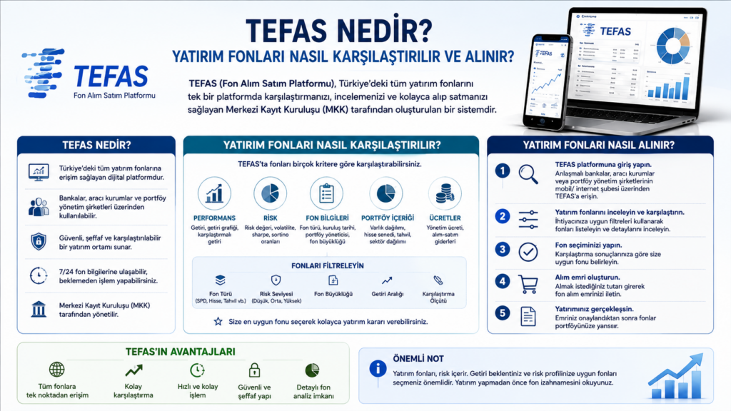 TEFAS Nedir? Yatırım Fonları Nasıl Karşılaştırılır ve Alınır?