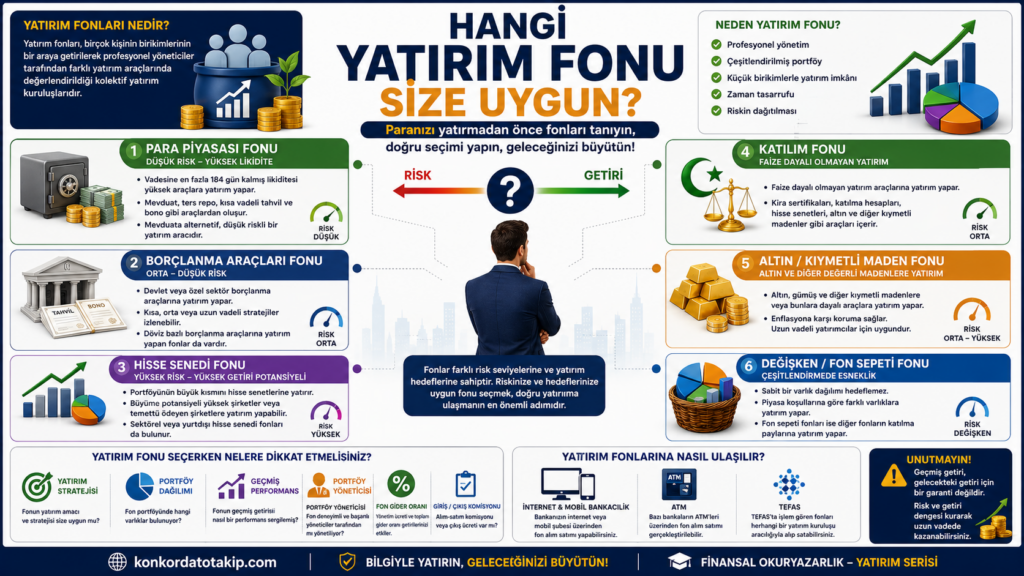 Yatırım Fonu Nedir? Hangi Fon Size Uygun ve Fon Seçerken Nelere Dikkat Etmelisiniz?