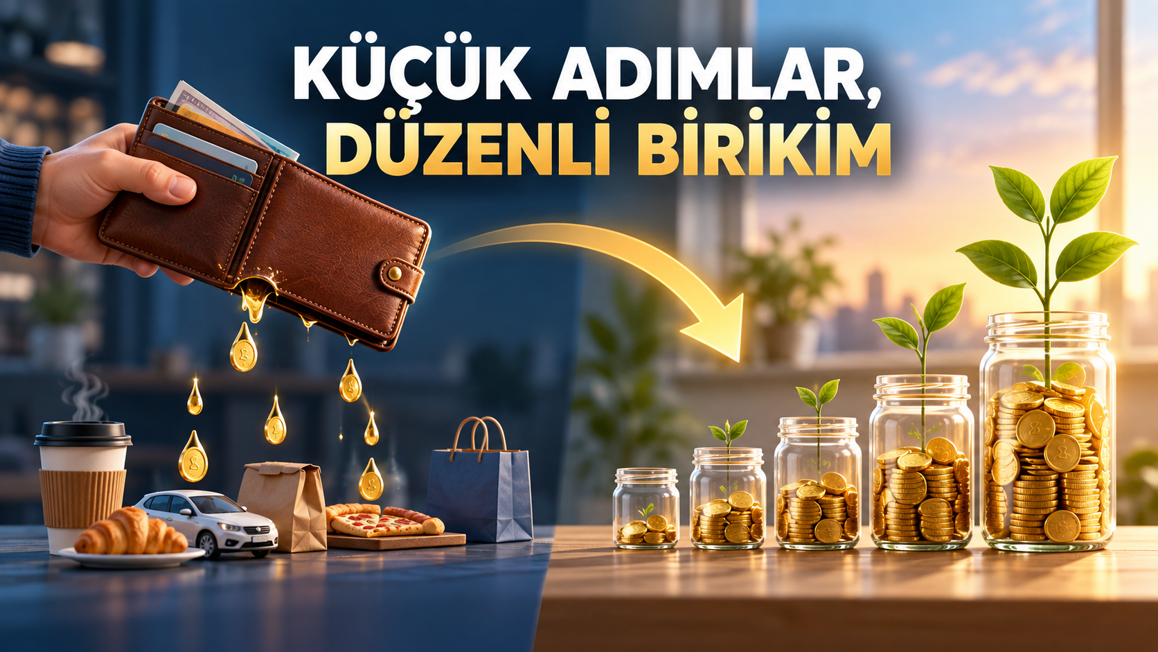 Küçük harcamaları düzenli birikime dönüştürme