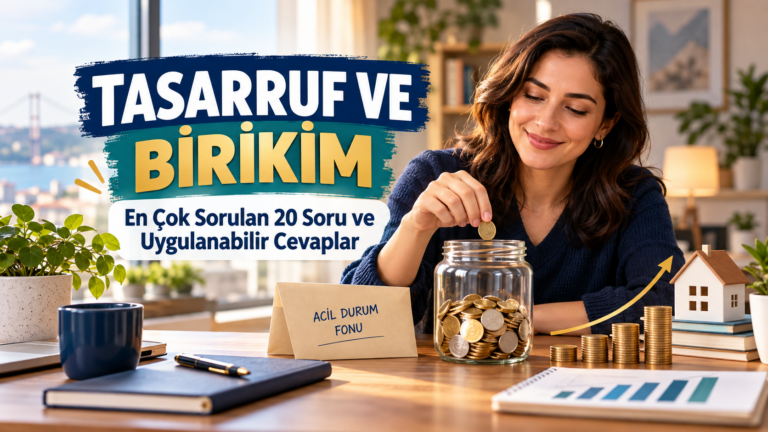 Tasarruf ve birikim rehberi: küçük adımlarla düzenli birikim