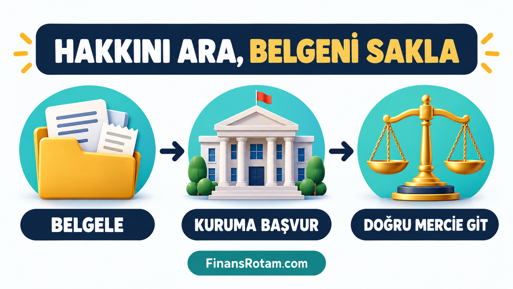 Finansal uyuşmazlıkta belge toplama ve doğru mercie başvurma adımları