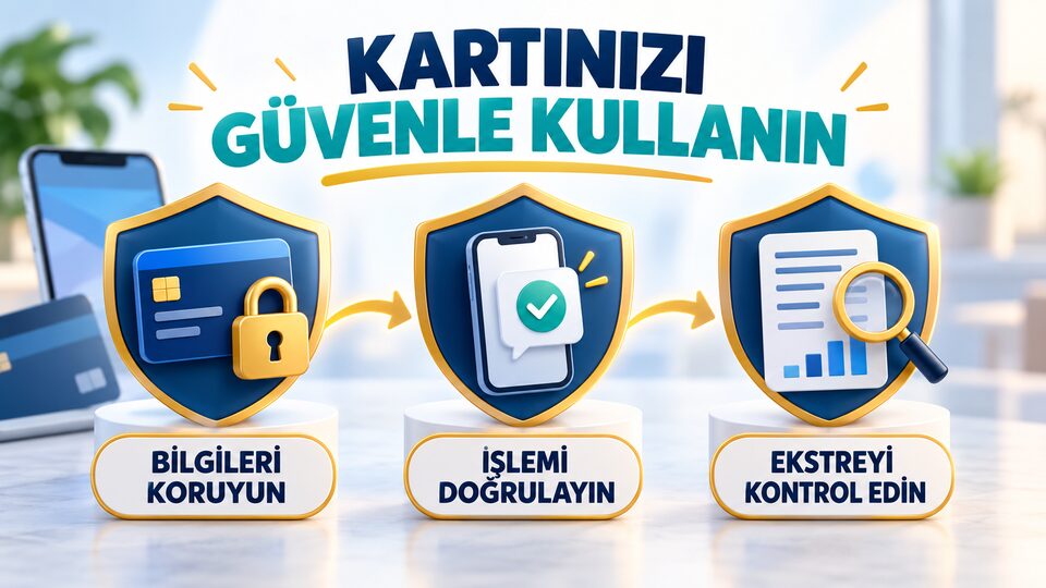 Kredi kartını internette güvenli kullanma yöntemleri
