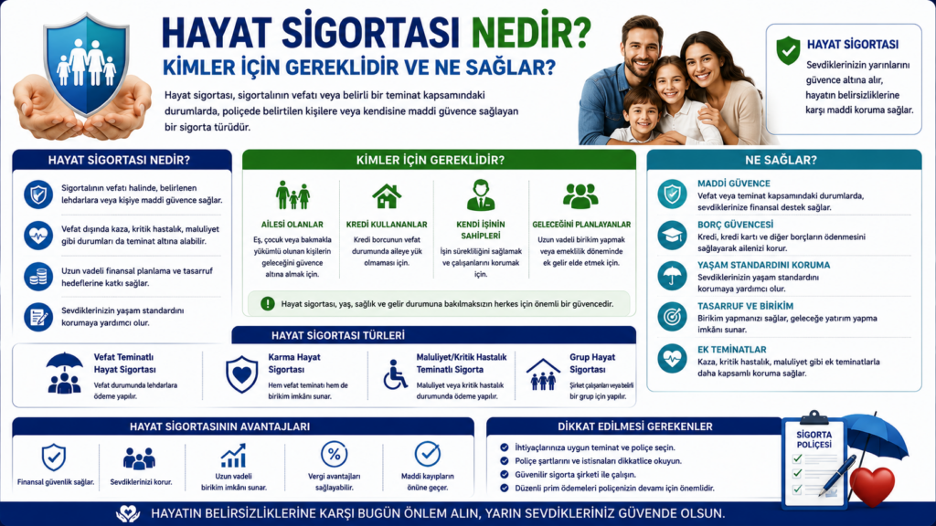 Hayat Sigortası Nedir? Kimler İçin Gereklidir ve Ne Sağlar?